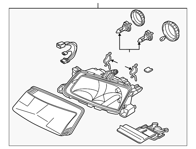 5283528 Деталь HEADLAMP ASSY, LEFT
