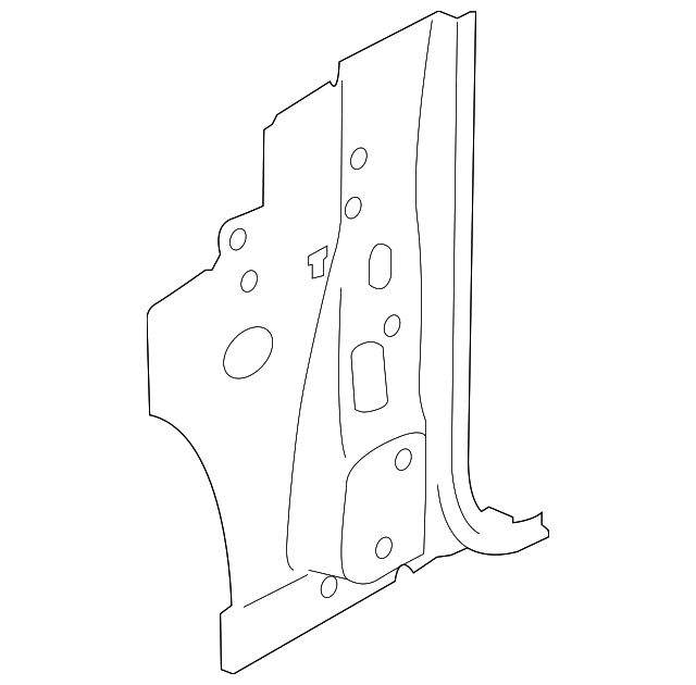 95B-802-124-Y-GRV Деталь INNER HINGE PLR, RIGHT