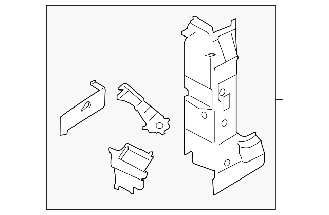 95B-809-201-Y-GRV Деталь HINGE PLR REINF, LEFT