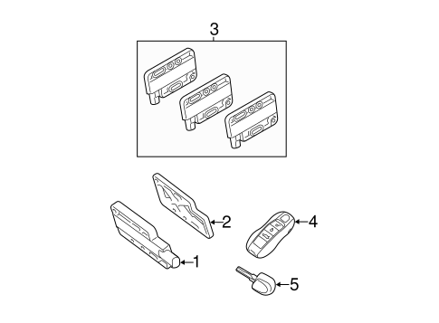 Panamera KEYLESS ENTRY COMPONENTS 2