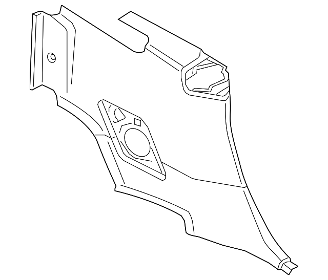 991-555-071-04-6J0 Деталь QTR TRIM PANEL, LEFT