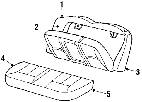 Taurus REAR SEAT COMPONENTS 5