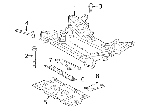 Suspension Mounting for 2020 BMW M340i #1