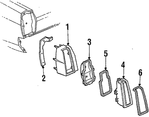 98 TAIL LAMPS