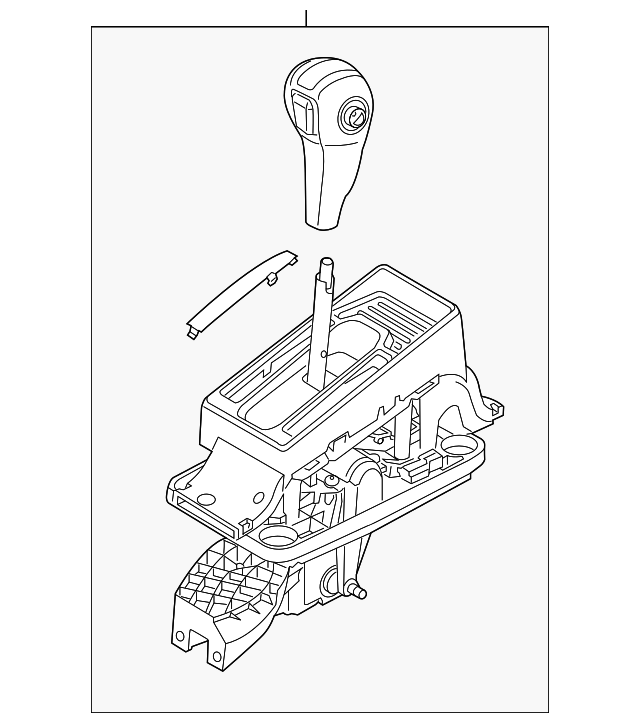 DR3Z-7210-BA Деталь SHIFTER ASSY