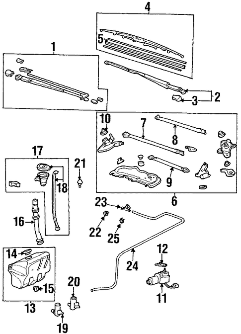 OEM Honda 76841-SX0-A01 - Reservoir OEM Honda 76841-SX0-A01 - Reservoir