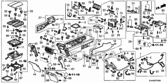 Console for 2009 Acura RL #0