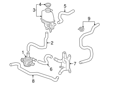 COOLING SYSTEM/INVERTER COOLING COMPONENTS for 2016 Toyota Prius #1