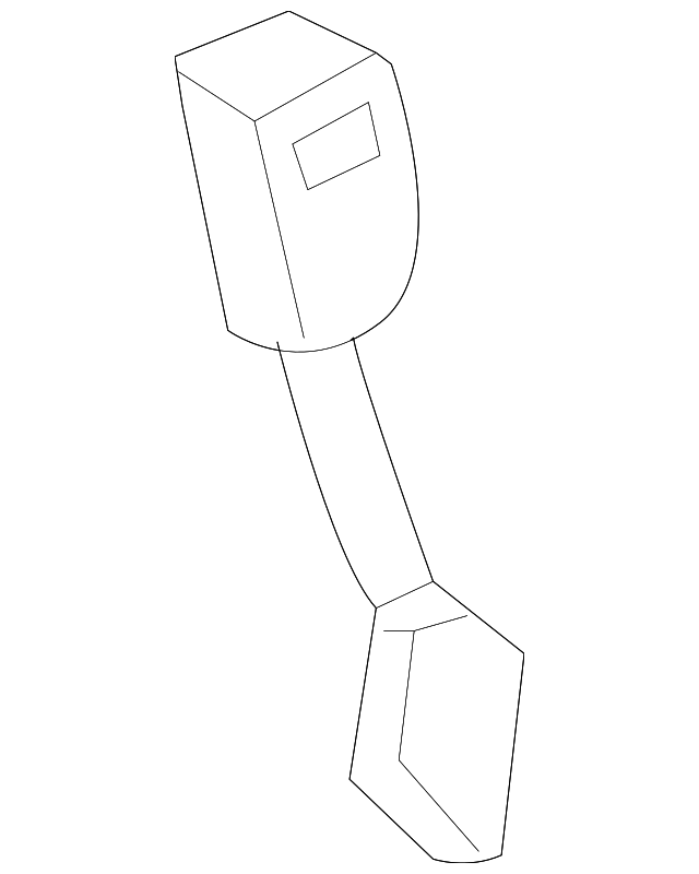 6L1Z-7860045-AB Деталь CENTER BUCKLE