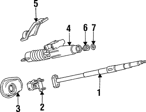 Steering Column Assembly for 1994 Audi Cabriolet #0
