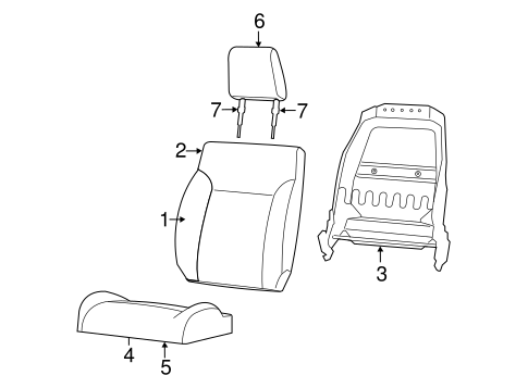 Liberty FRONT SEAT COMPONENTS 3