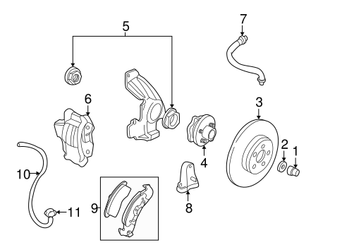 Brakes/Anti-Lock Brakes for 2005 Pontiac Sunfire #1