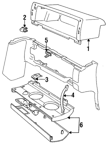 850 GLOVE BOX