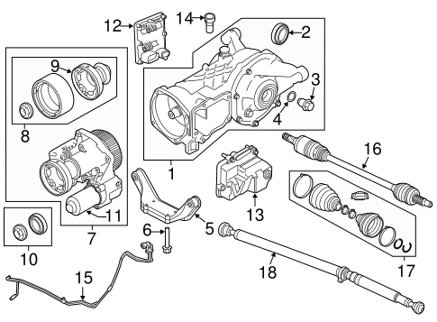 Discovery Sport AXLE & DIFFERENTIAL