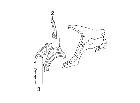 BODY/INNER STRUCTURE for 2007 Toyota Yaris #1