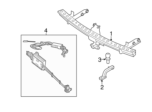 MKX TRAILER HITCH COMPONENTS