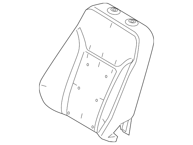 D2BZ-5464810-E Деталь SEAT BACK PAD, RIGHT