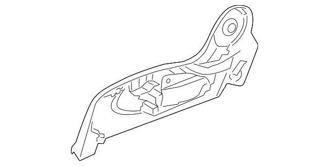 BE8Z-5462186-BA Деталь OUTER COVER, RIGHT
