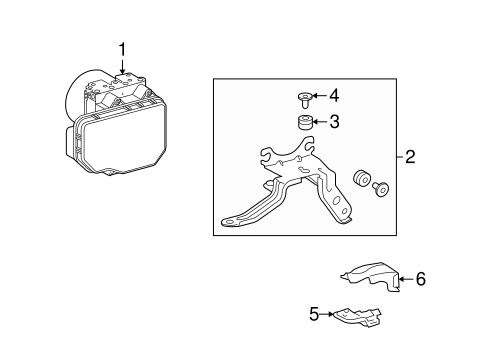 BRAKES/ANTI-LOCK BRAKES for 2012 Toyota Matrix #3