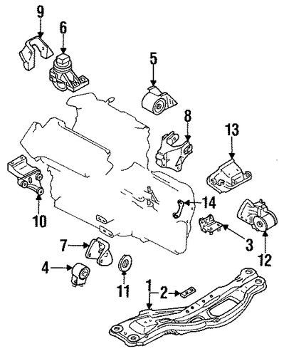 Probe ENGINE & TRANS MOUNTING