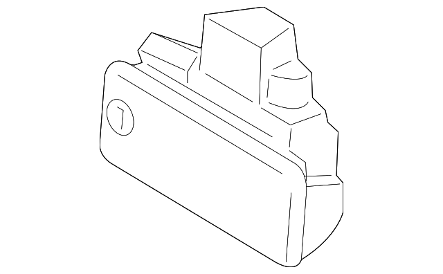 4F2Z1706072AAB Деталь GLOVE BOX ASSY LATCH