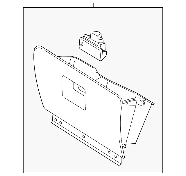 3F2Z1706024AAA Деталь GLOVE BOX ASSY