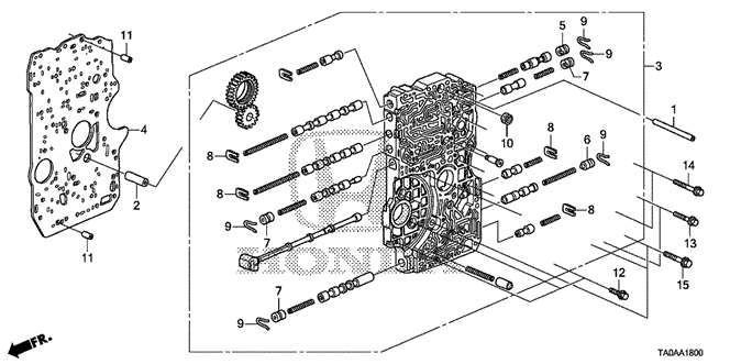 Transmission - Automatic/AT Main Valve Body (V6) for 2012 Honda ACCORD SEDAN #1