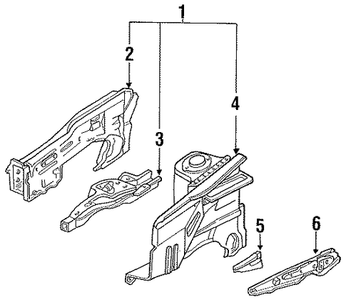 Tracer INNER STRUCTURE & RAILS