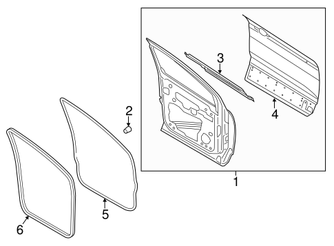 Body/Door & Components for 2013 Ford Escape #2