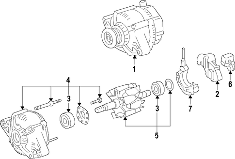 ELECTRICAL/ALTERNATOR for 2002 Toyota Avalon #2