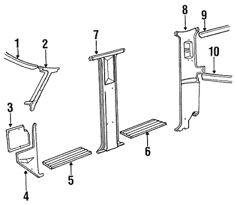 F-350 INTERIOR TRIM - CAB 2