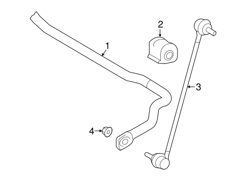 Front Suspension/Stabilizer Bar & Components for 2016 Scion iM #1