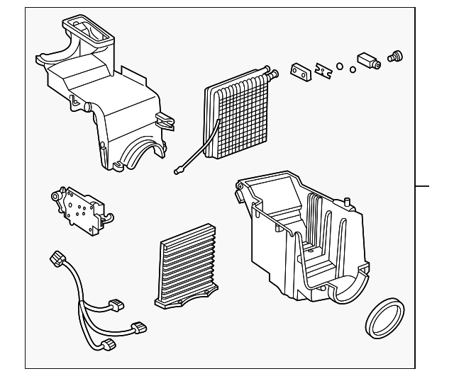 JQB500060 Деталь EVAPORATOR ASSY