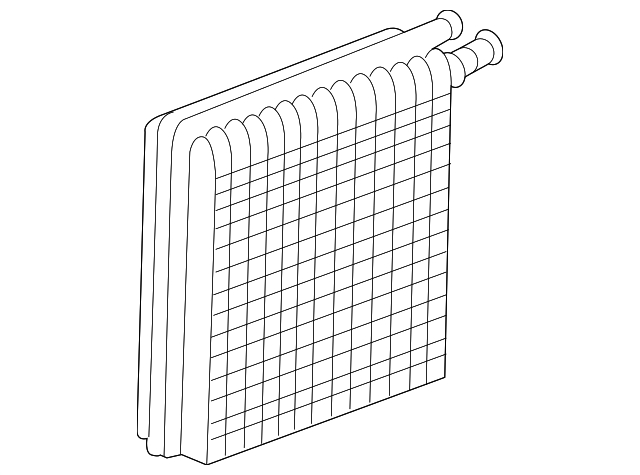 JQQ100140 Деталь EVAPORATOR CORE