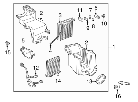 Freelander CONDENSER, COMPRESSOR & LINES 2