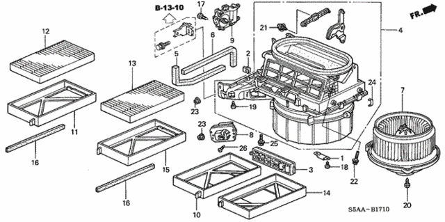 Heater Blower for 2004 Honda Civic #0