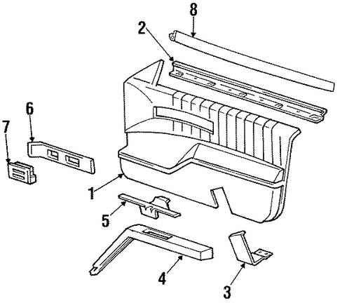 Lumina INTERIOR TRIM - DOOR