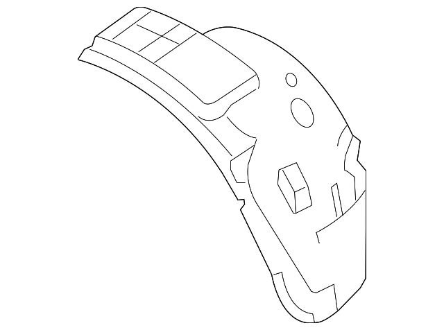 5R3Z-16102-AA Деталь FENDER LINER, RIGHT