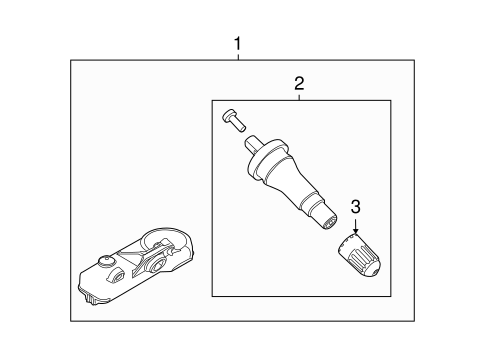 MKZ TIRE PRESSURE MONITOR COMPONENTS