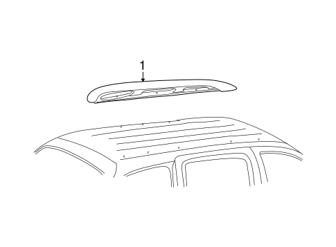 Body/Luggage Carrier for 2001 Ford Explorer Sport Trac #1