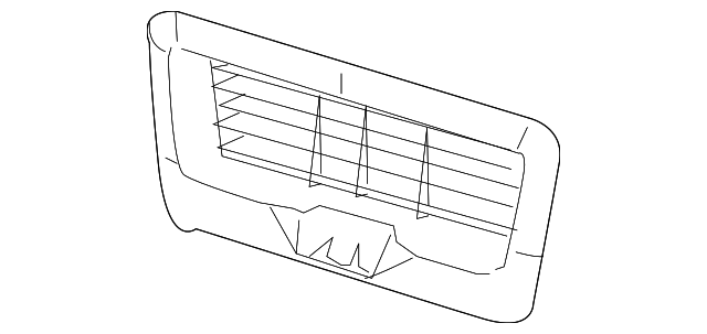 3F2Z-17434A20-AA Деталь LICENSE FRAME