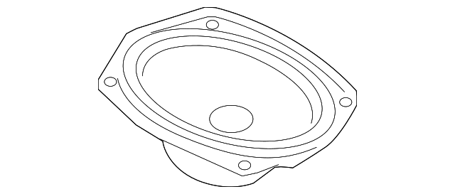 DP5Z-18808-D Деталь PKG TRAY SPEAKER, RIGHT