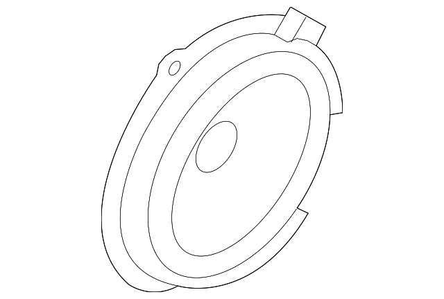 DP5Z-18808-B Деталь REAR DR SPEAKER, LEFT