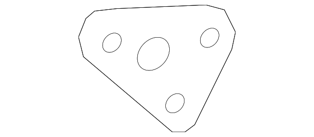 F87Z6F034BA Деталь VIBRATION DAMPER MOUNT BRACKET
