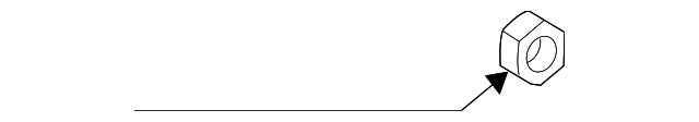 -W303694- Деталь INNER TIE ROD NUT, RIGHT