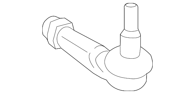 BE8Z-3A130-A Деталь OUTER TIE ROD, RIGHT