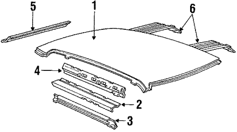 Marquis ROOF & BACK GLASS