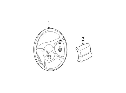 Steering Wheel & Trim for 2006 Cadillac Escalade #0