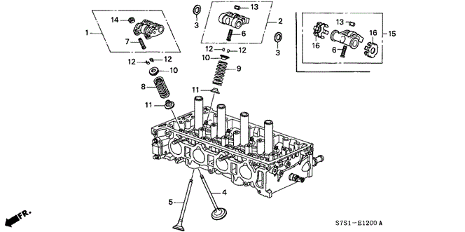 Engine/Valve - Rocker Arm for 2003 Honda CIVIC HATCHBACK #1
