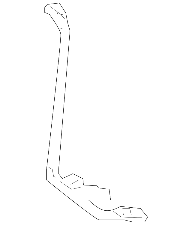1L5Z-16L554-EAB Деталь SPLASH GUARD BRACKET, RIGHT